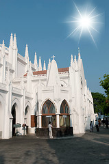 Image showing San Thome Basilica Cathedral / Church in Chennai (Madras), South