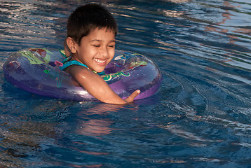 Image showing swimming