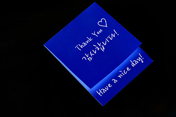 Image showing Thank You Note