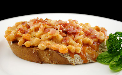 Image showing Diced Bacon And Beand