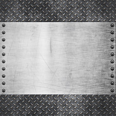 Image showing old metal background texture