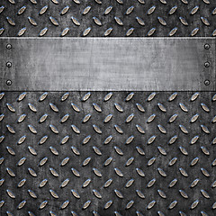 Image showing old metal background texture