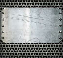 Image showing old metal background texture