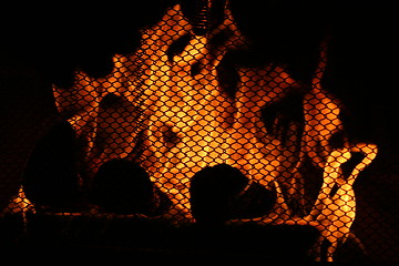 Image showing Fireplace Warmth