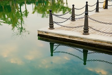 Image showing Railing posts