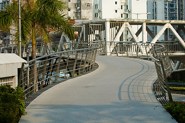 Image showing Overbridge in park