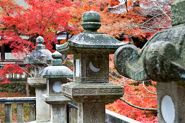 Image showing Granite lanterns