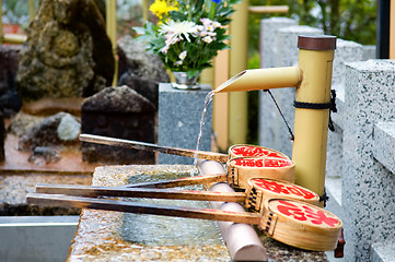 Image showing Ladles at temple