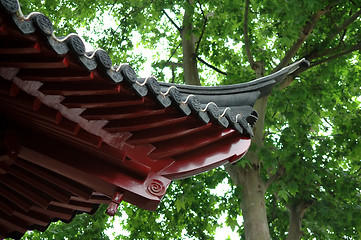 Image showing Architecture of Chinese temple