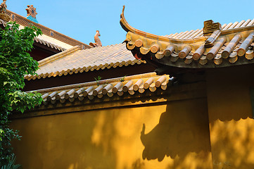 Image showing Architecture of Chinese temple