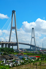 Image showing Xupu bridge, Shanghai