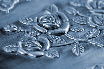 Image showing Carved pattern of jewelry box