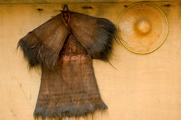 Image showing Farmer coat and hat