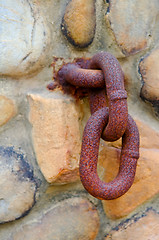 Image showing Rusty chain