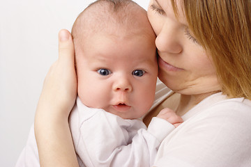 Image showing Newborn in mother's hands