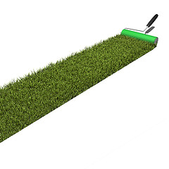 Image showing Grass Paint Roller