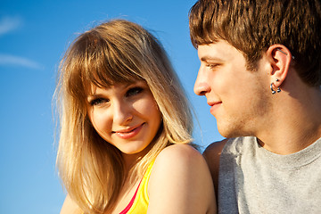 Image showing Young couple in love