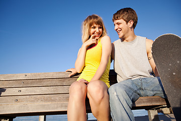 Image showing Young couple in love