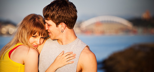 Image showing Young couple in love