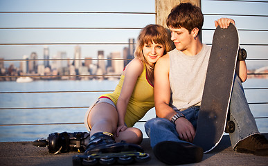 Image showing Young couple in love