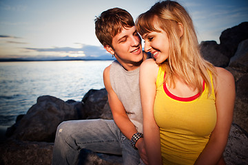 Image showing Young couple in love