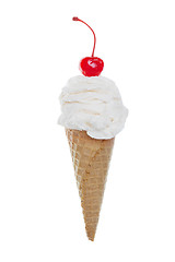 Image showing Vanilla ice cream