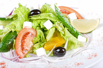 Image showing Greece salad