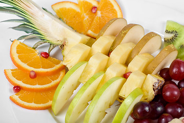 Image showing Fruit assortment closeup