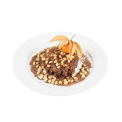 Image showing Chocolate risotto dessert