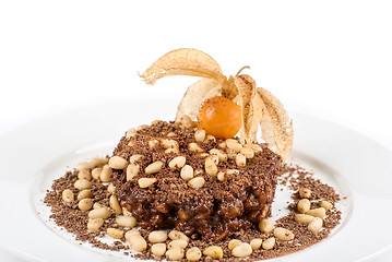 Image showing Chocolate risotto dessert