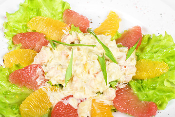 Image showing seafood salad