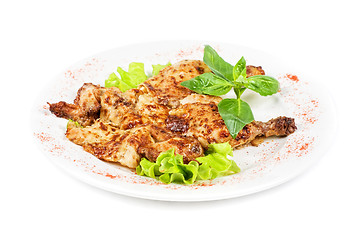 Image showing fried chicken filet meat