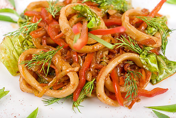 Image showing Seafood salad