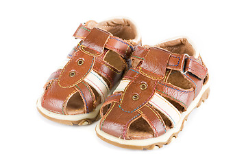Image showing Summer baby shoes