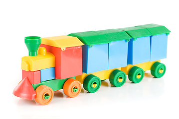 Image showing Colorful train