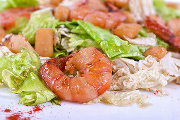 Image showing Shrimp salad