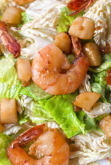 Image showing Shrimp salad