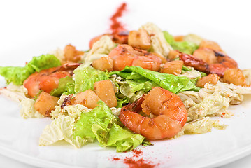 Image showing Shrimp salad