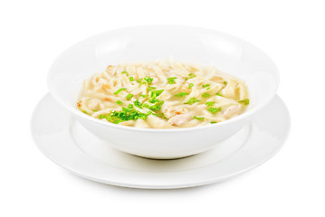 Image showing Chicken noodle soup