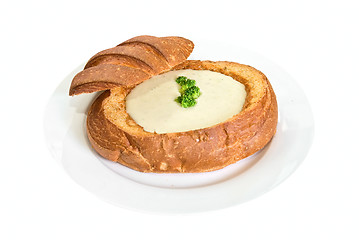 Image showing Cheese soup