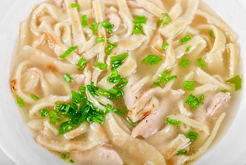 Image showing Chicken noodle soup