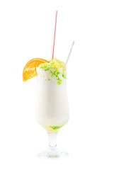 Image showing milk fruit cocktail