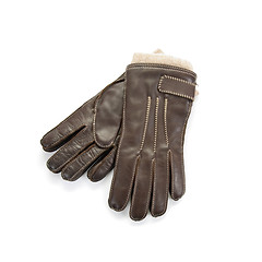 Image showing leather gloves