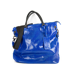 Image showing blue women bag
