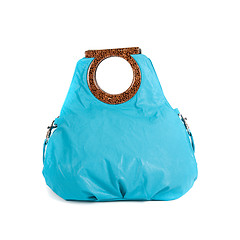 Image showing blue women bag