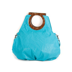 Image showing blue women bag