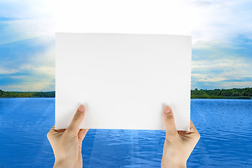 Image showing White paper