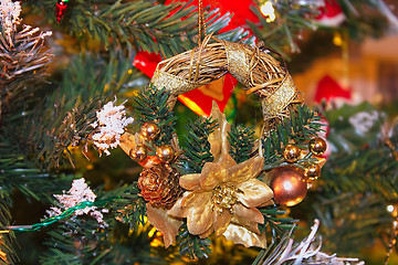 Image showing mini christmas tree wreath