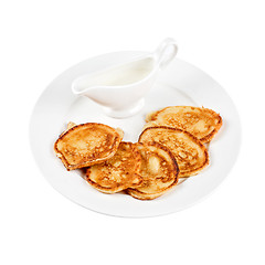 Image showing tasty thick pancake