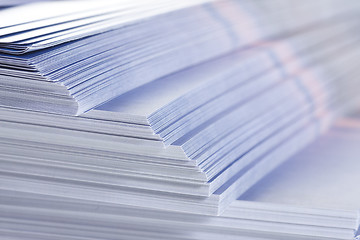 Image showing stack of flyers